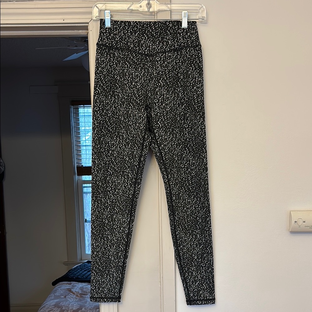 BuffBunny Rosa Jacquard Legging Black Bossy Print Medium